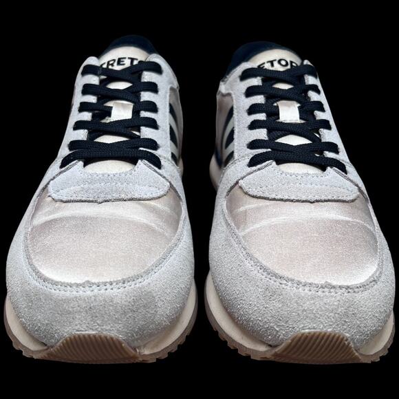 TRETORN Loyola 2.0 Women's Sz 8 Sneakers Black Cream Gray Athleisure Shoes READ - Picture 8 of 15